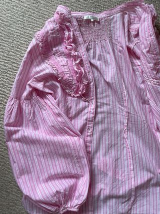 Blusa Dept Rayas Rosas Talla 34/6