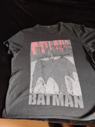 Camiseta Batman Gris Talla XL