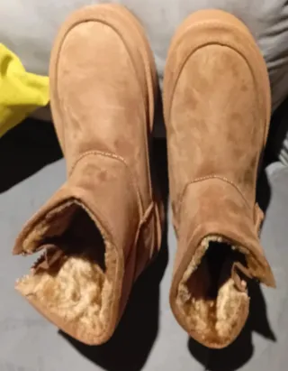 Botas camel novas tamanho 40