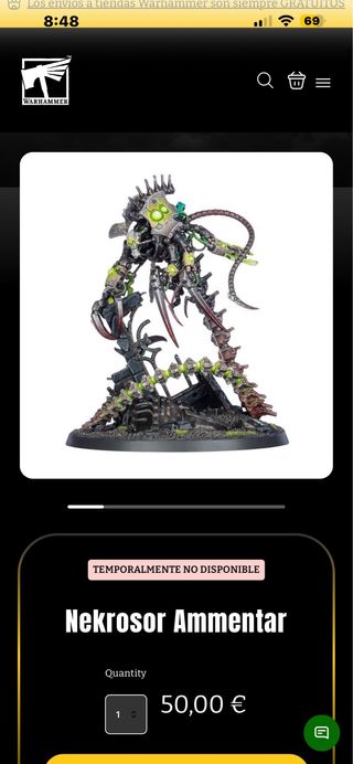 Figura Warhammer dificil encontrar