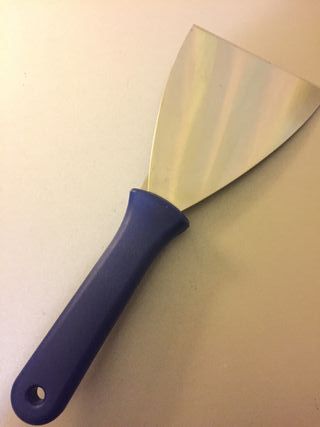 Spatole pasticceria Thermohauser acciaio blu x2