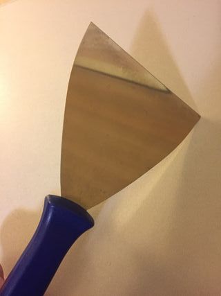 Spatole pasticceria Thermohauser acciaio blu x2