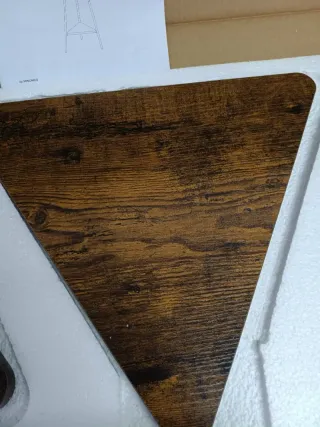 VASAGLE Appendiabiti, Appendiabiti per Cappotti, Appendiabiti per Cappelli e Cappotti, Stile Industriale, con 2 Ripiani, per Abbigliamento, Cappello, Borsa, Marrone Rustico e Nero RCR16BXV1