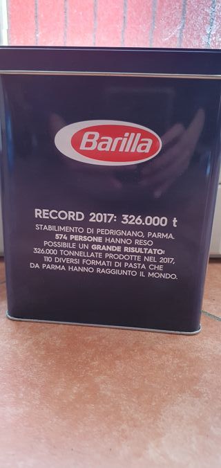 Latta Barilla Record produzione 2017 da Collezione