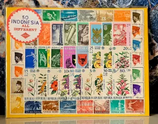 Francobolli Indonesia. 50 Anni Diversi/60 Collezione