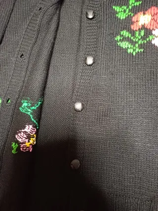 Maglione Lavoro A Mano Ricamato Tg L