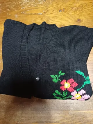 Maglione Lavoro A Mano Ricamato Tg L