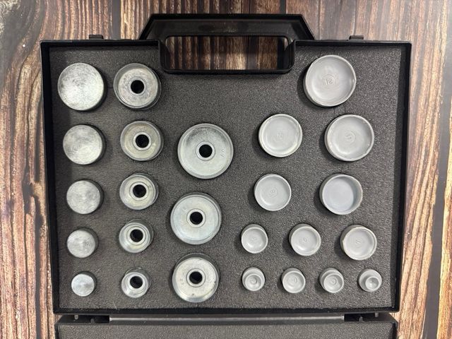Prensa de tornillo + tases para relojeria/joyeria