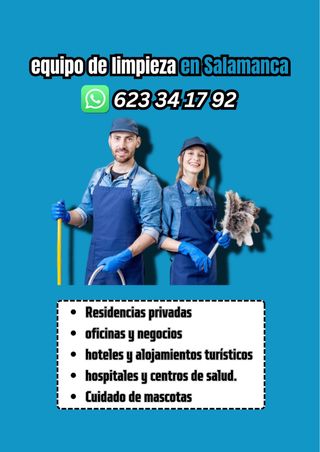 Equipo de limpieza profesional