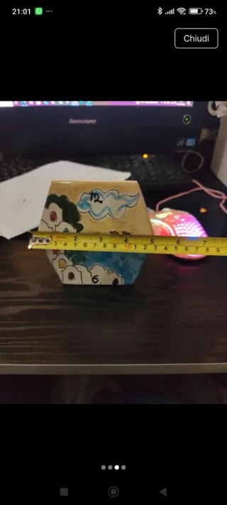 Orologio in ceramica vietrese fatto a mano