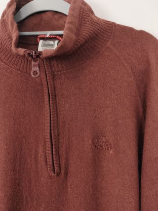 The North Face 1/4 Zip Knit Sweater - Wool & Cotto