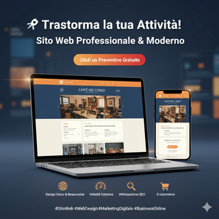 Creo siti web professionali per aziende