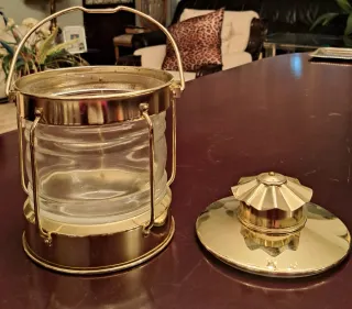 Hielera Farol Barco Dorado