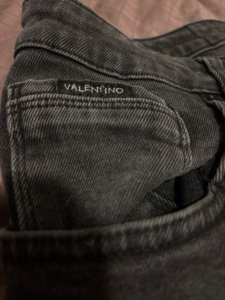 VALENTINO Vaqueros Slim Fit Camuflaje Negro