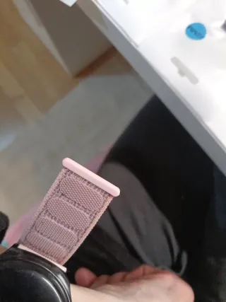 Correa Reloj Elástica 22mm Verde y Gris