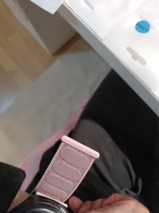 Correa Reloj Elástica 22mm Verde y Gris