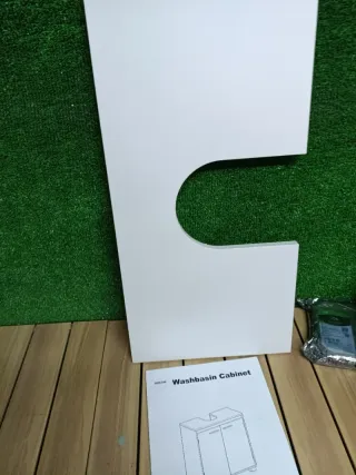 VASAGLE Armario Bajo Lavabo, Mueble de Baño