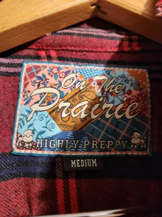 Vestido Highly Preppy Rojo y Azul Talla M