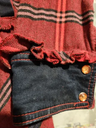 Vestido Highly Preppy Rojo y Azul Talla M