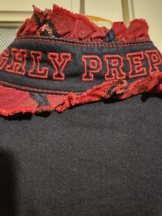 Vestido Highly Preppy Rojo y Azul Talla M