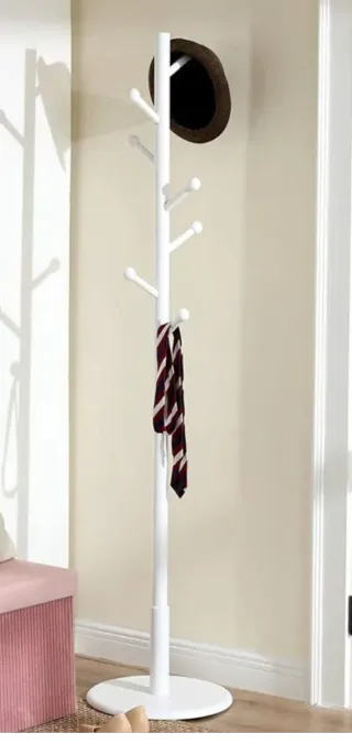 Perchero de Pie VASAGLE Blanco