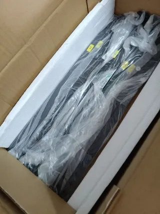 VASAGLE Tavolo Consolle 20x80x80 cm Greige Mélange