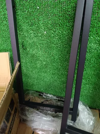 VASAGLE Tavolo Consolle 20x80x80 cm Greige Mélange