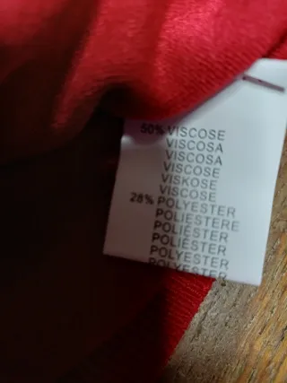 Maglione rosso donna tg L