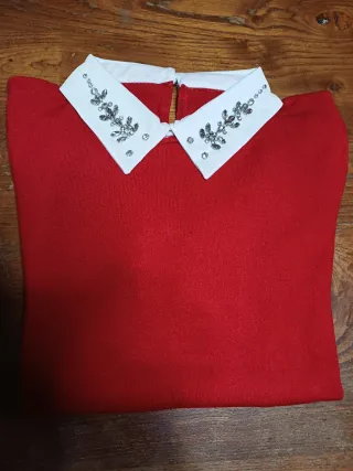 Maglione rosso donna tg L