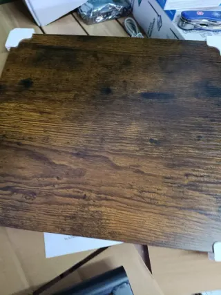 Mesa Auxiliar VASAGLE Madera y Metal