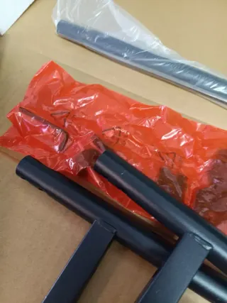 Mesa Auxiliar VASAGLE Madera y Metal