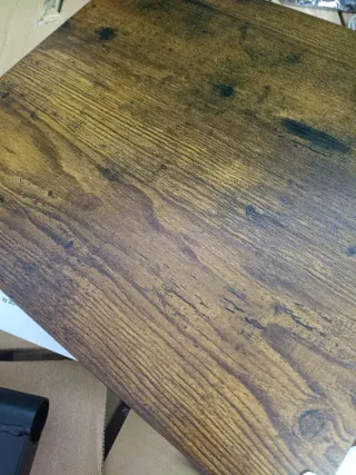 Mesa Auxiliar VASAGLE Madera y Metal