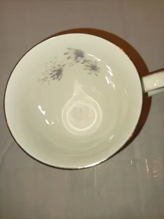 Juego de café porcelana floral