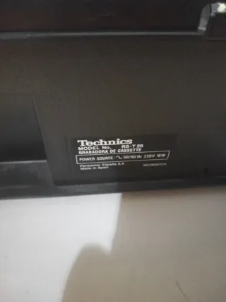 Doble Pletina Technics Negra