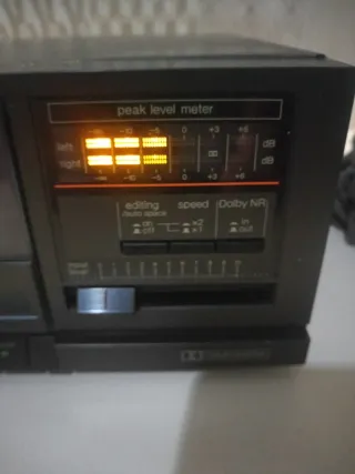 Doble Pletina Technics Negra