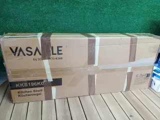 VASAGLE Estantería de Cocina con 2 Cestas de Malla