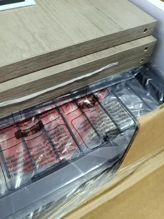 VASAGLE Estantería de Cocina con 2 Cestas de Malla