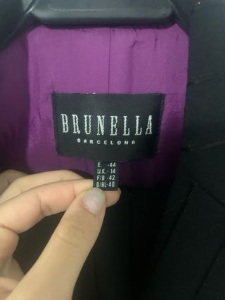 Traje de chaqueta negro BRUNELLA