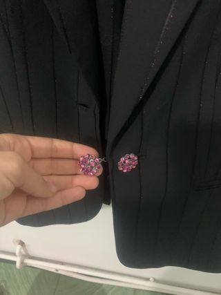 Traje de chaqueta negro BRUNELLA