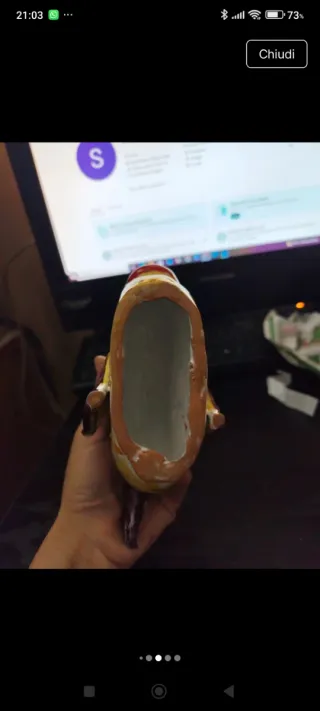 Pesce ceramica vietrese fatto a mano