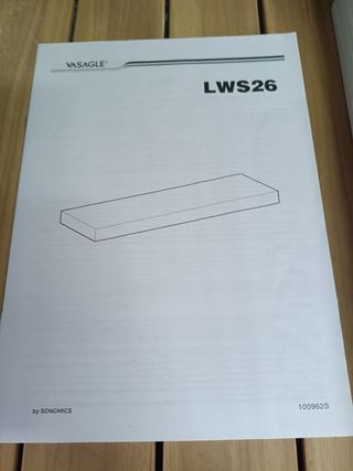 VASAGLE Estante de Pared, Estante Flotante, 20x60