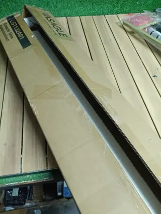 Mesa Consola VASAGLE Dorada Cristal