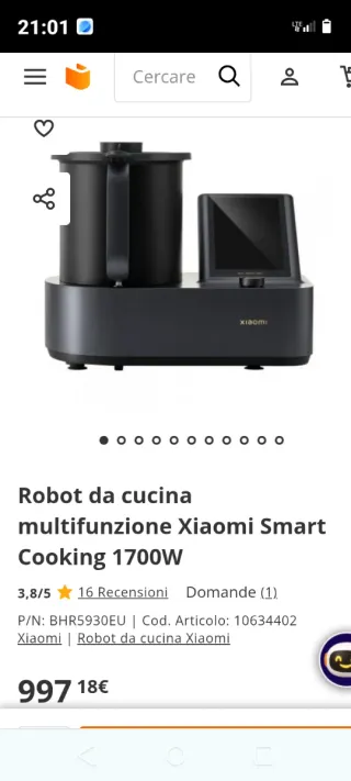 Robot da cucina Xiaomi Smart Cooking