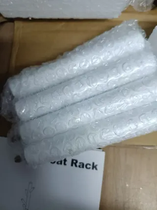 Appendiabiti a forma di albero VASAGLE in legno bianco