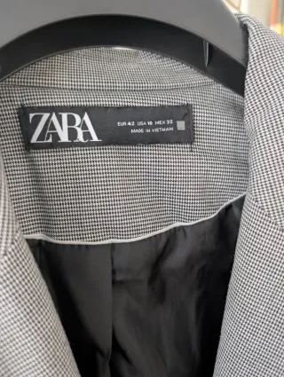 Traje Zara gingham NUEVO - Talla 40