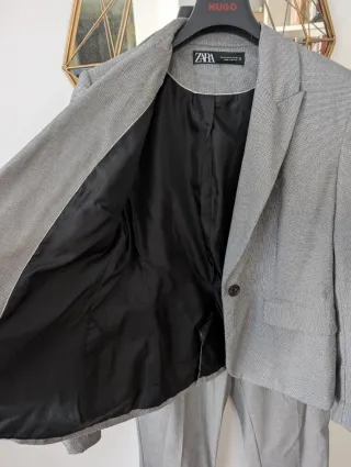 Traje Zara gingham NUEVO - Talla 40
