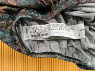 Blusa Bershka Multicolor Talla S/M