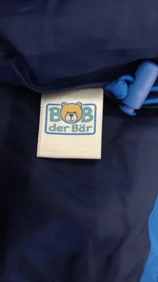 Giacca bimbo blu con cappuccio