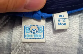 Giacca bimbo blu con cappuccio