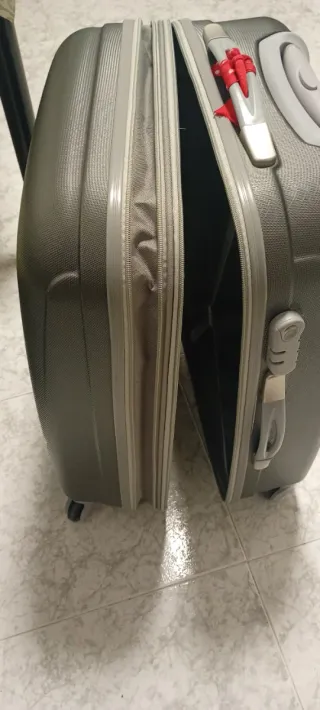 Maleta gris Alexander con ruedas